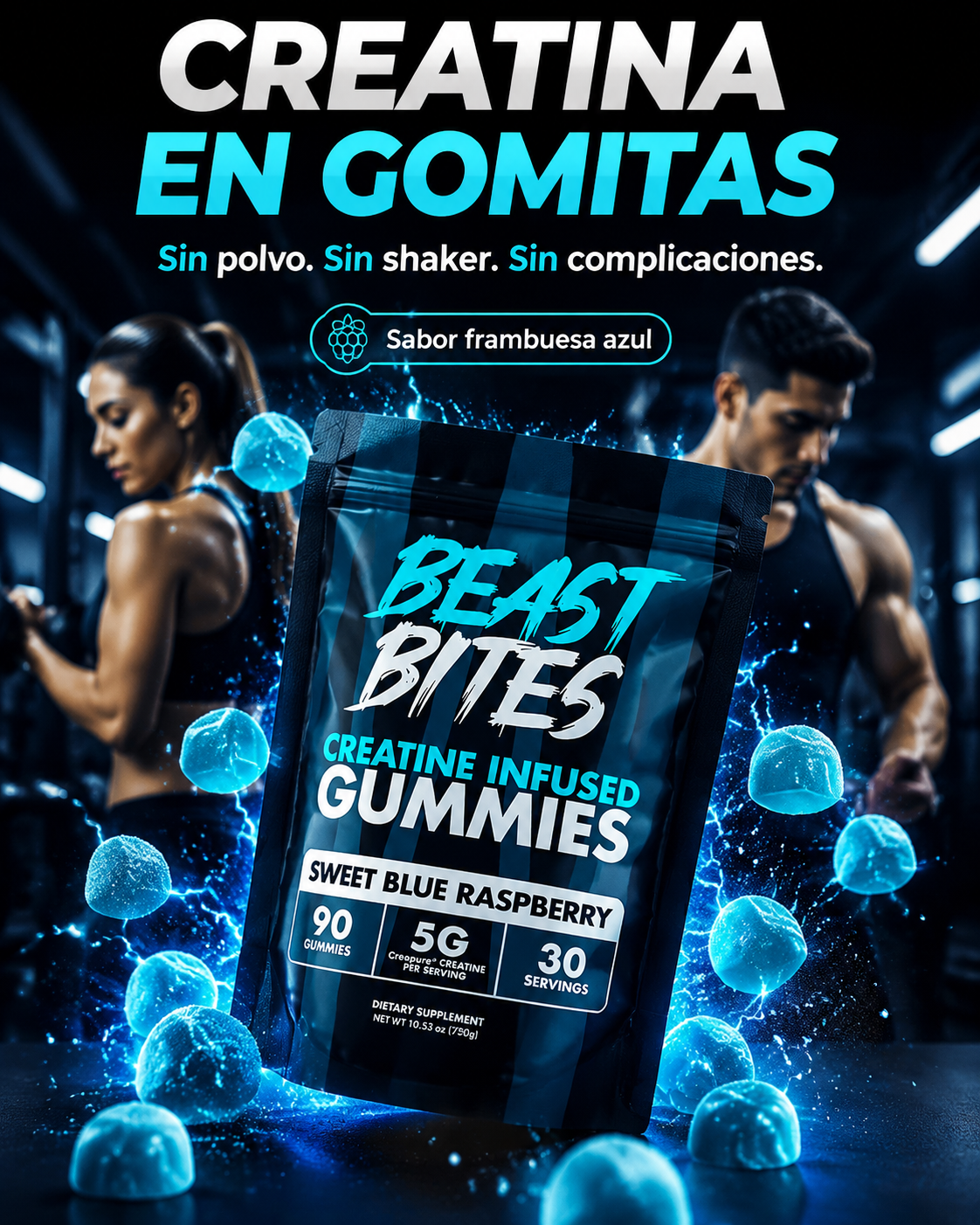 GOMITAS BEAST BITES - CREATINA