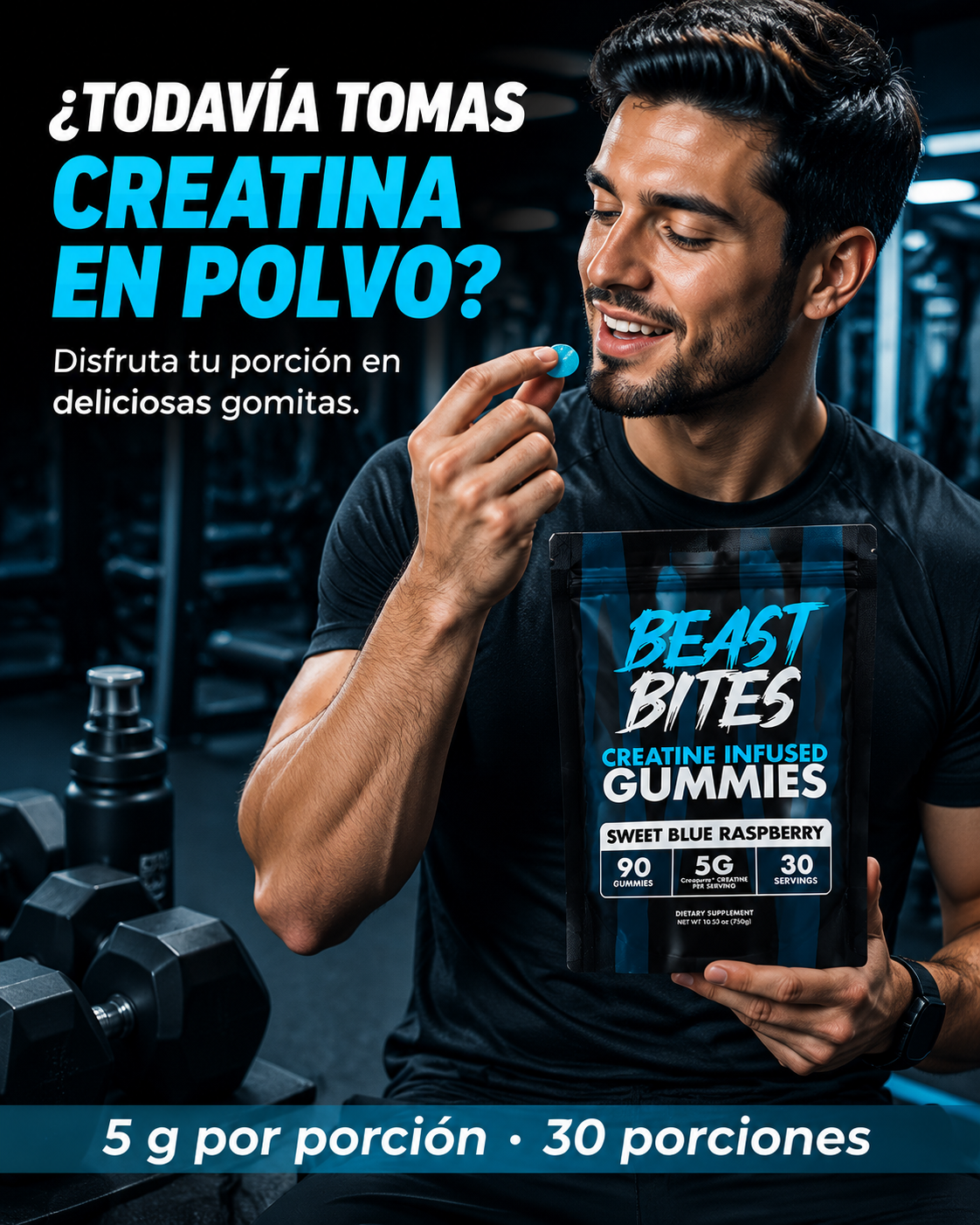 GOMITAS BEAST BITES - CREATINA