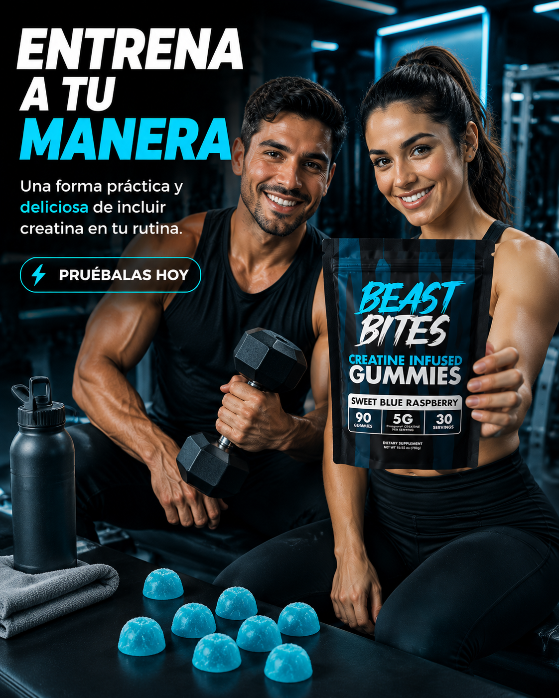 GOMITAS BEAST BITES - CREATINA