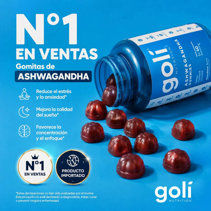 ASHWAGANDHA + VITAMINA D2 GUMMIES DR.BUNA – RELAJACIÓN, ENERGIA Y BIENESTAR